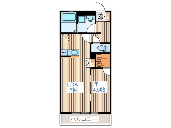 ハッピーホーム3番館の物件間取画像